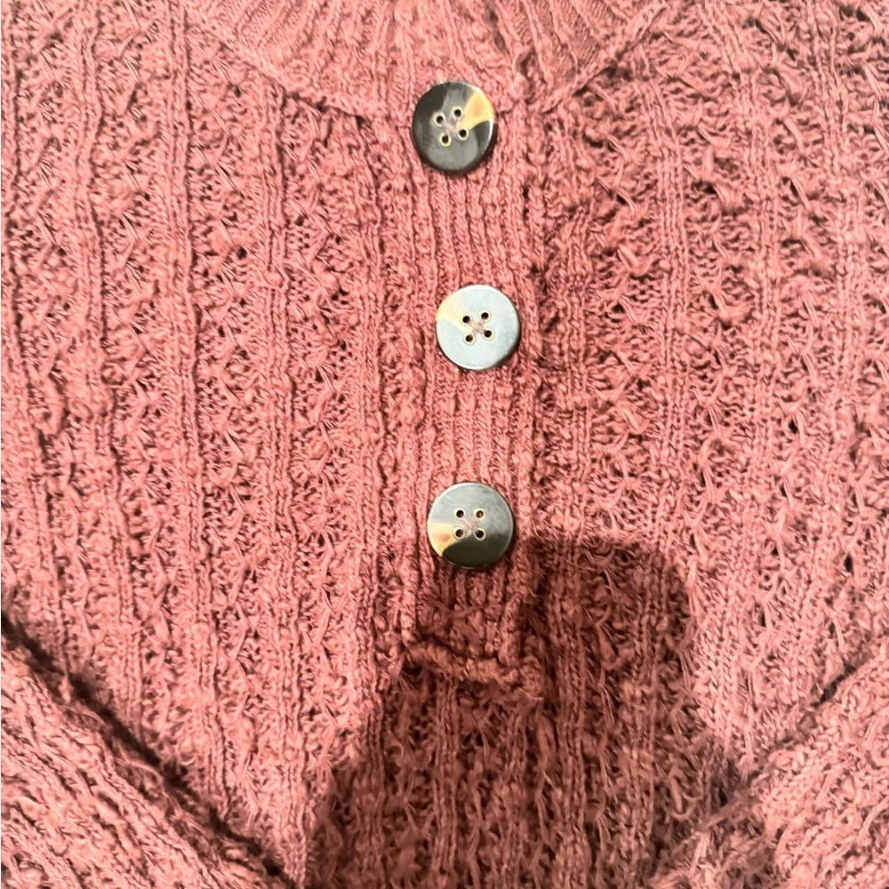Free People brown Textured Knit Sweater - Picture 4 of 8